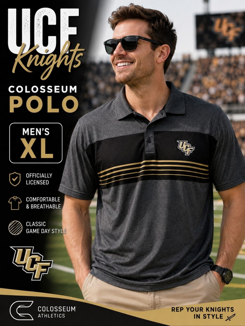 UCF Knights Colosseum Polo Shirt